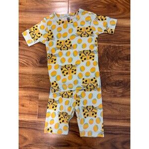 Tea Collection Short Pajamas, Rainbow Cheetah print, Size 5T